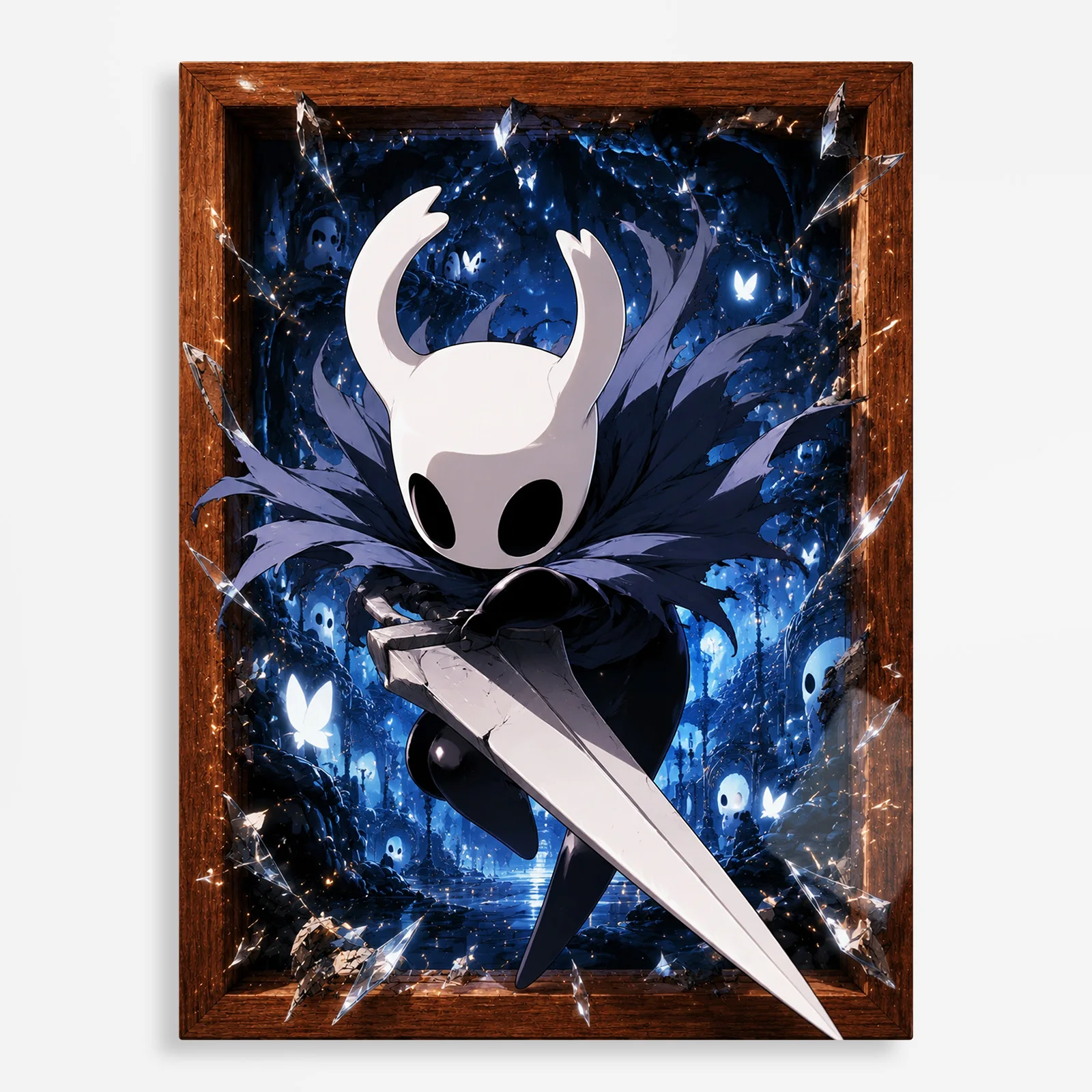 video game metal poster (119) s1 Video Game Metal Poster Wall Decor - HK The Knight - A - Image 1