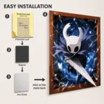 Video Game Metal Poster Wall Decor - HK The Knight - A - Image 2