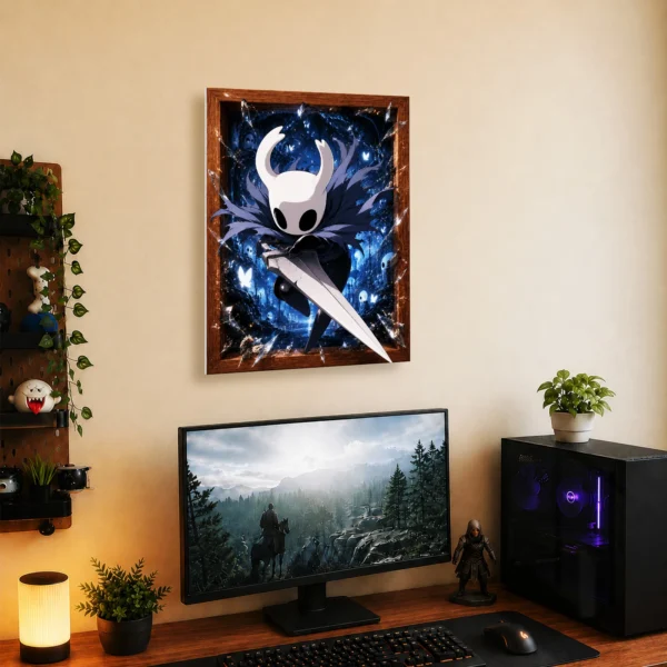 Video Game Metal Poster Wall Decor - HK The Knight - A - Image 5