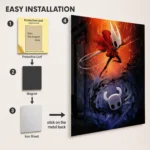 Video Game Metal Poster Wall Decor - HK The Knight - B - Image 2