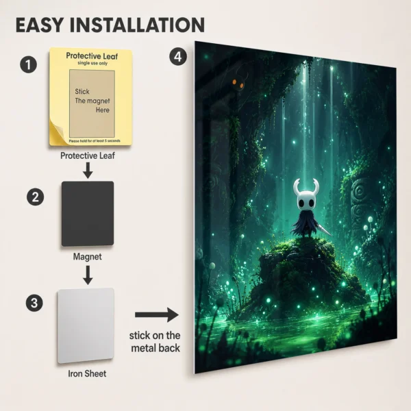 Video Game Metal Poster Wall Decor - HK - C - Image 2