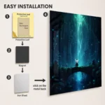 Video Game Metal Poster Wall Decor - HK The Knight - E - Image 2