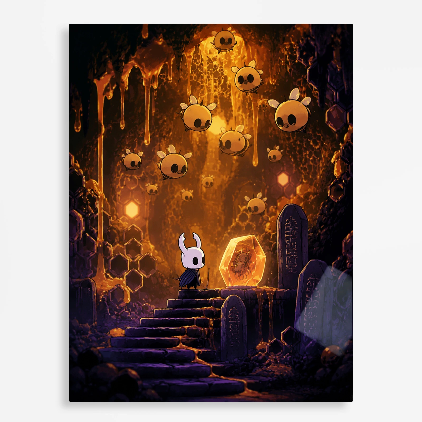 video game metal poster (130) s1 Video Game Metal Poster Wall Decor - HK The Knight - G - Image 1