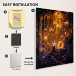 Video Game Metal Poster Wall Decor - HK The Knight - G - Image 2