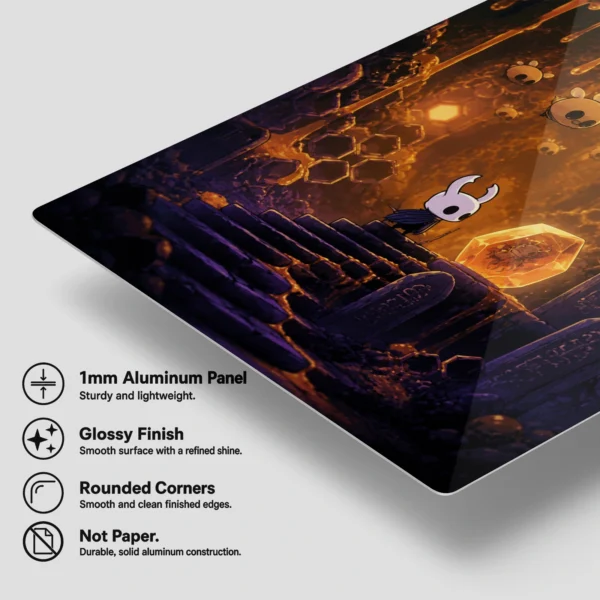 Video Game Metal Poster Wall Decor - HK The Knight - G - Image 6