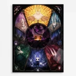 Video Game Metal Poster Wall Decor - HK The Knight - H