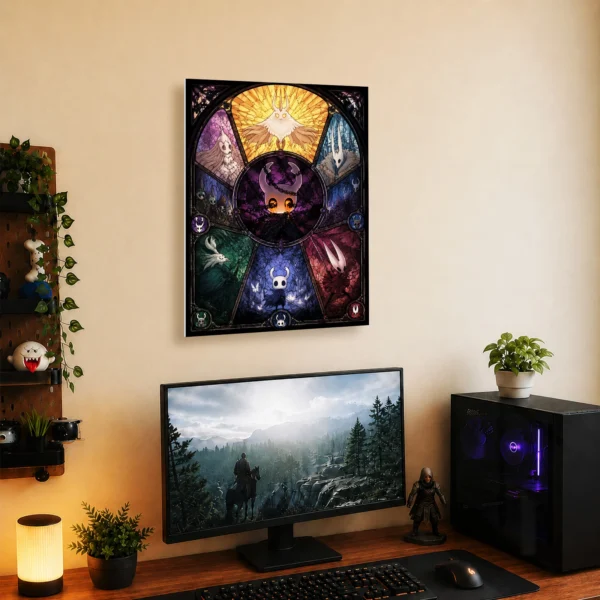 Video Game Metal Poster Wall Decor - HK The Knight - H - Image 5