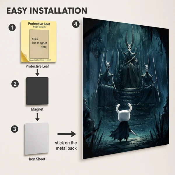 Video Game Metal Poster Wall Decor - HK - F - Image 2