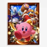 Video Game Metal Poster Wall Decor - Pink Hero