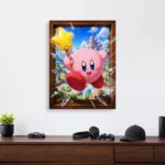 Video Game Metal Poster Wall Decor - Pink Hero Kirby - Image 4