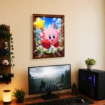 Video Game Metal Poster Wall Decor - Pink Hero Kirby - Image 5