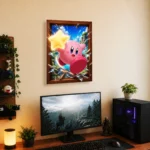 Video Game Metal Poster Wall Decor - Pink Hero Kirby - A - Image 5
