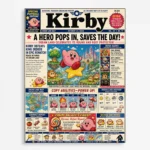 Video Game Metal Poster Wall Decor - Pink Hero - A
