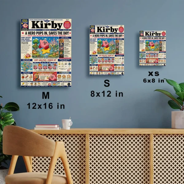 Video Game Metal Poster Wall Decor - Pink Hero - A - Image 7