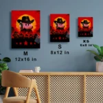 Video Game Metal Poster Wall Decor - Pink Hero Kirby - B - Image 7
