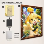 Video Game Metal Poster Wall Decor - AC Isabelle - Image 2