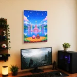 Video Game Metal Poster Wall Decor - Pink Hero Kirby - D - Image 5