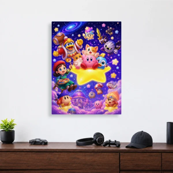 Video Game Metal Poster Wall Decor - Pink Hero - B - Image 4