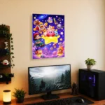Video Game Metal Poster Wall Decor - Pink Hero - B - Image 5