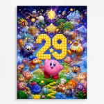 Video Game Metal Poster Wall Decor - Pink Hero - C