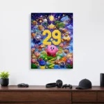 Video Game Metal Poster Wall Decor - Pink Hero - C - Image 4