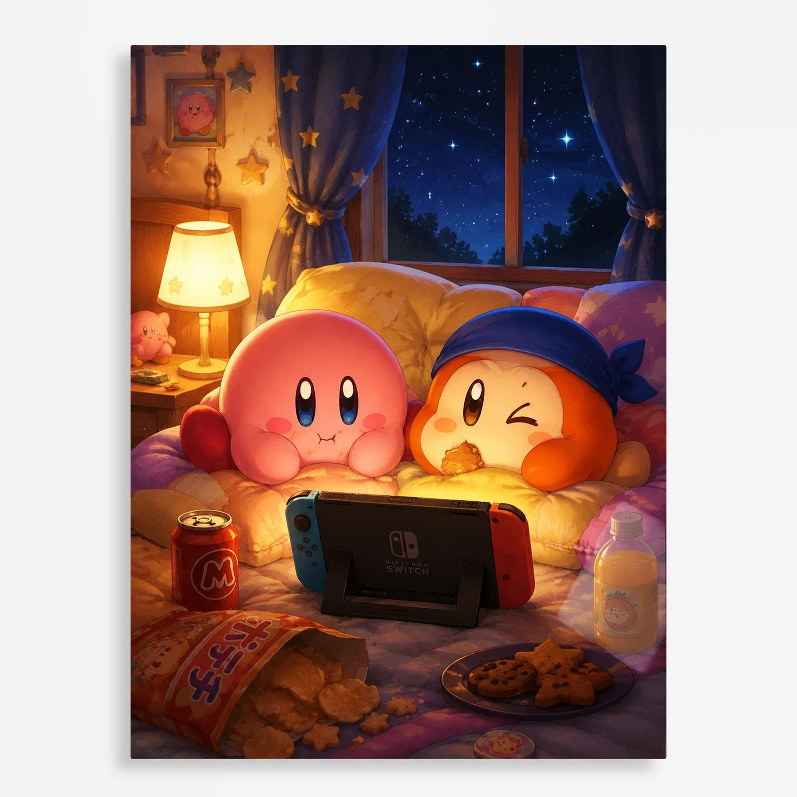 video game metal poster (145) s1 Video Game Metal Poster Wall Decor - Pink Hero - D - Image 1