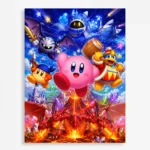 Video Game Metal Poster Wall Decor - Pink Hero - E