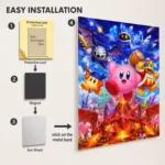 Video Game Metal Poster Wall Decor - Pink Hero - E - Image 2