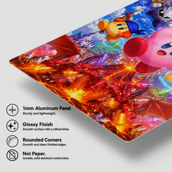 Video Game Metal Poster Wall Decor - Pink Hero - E - Image 6