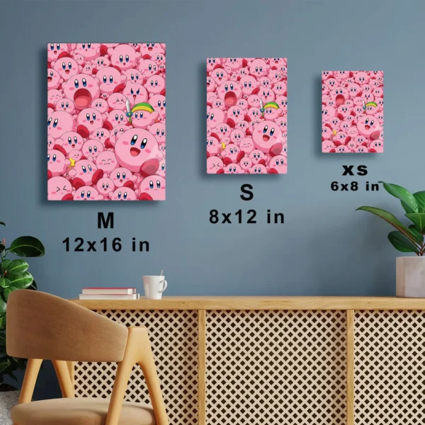 Video Game Metal Poster Wall Decor - Pink Hero Kirby - F - Image 7