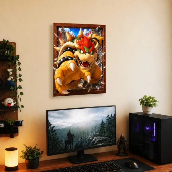 Video Game Metal Poster Wall Decor - SM Bowser - Image 5