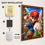 Video Game Metal Poster Wall Decor - SM Mario - Image 2