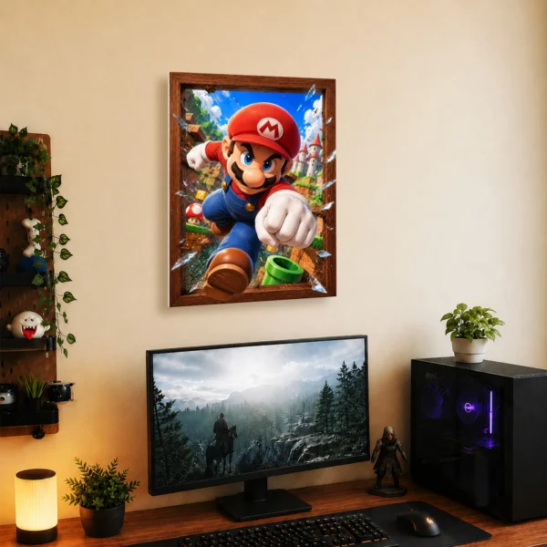 Video Game Metal Poster Wall Decor - SM Mario - Image 5