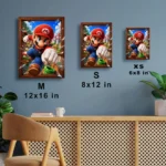 Video Game Metal Poster Wall Decor - SM Mario - Image 7