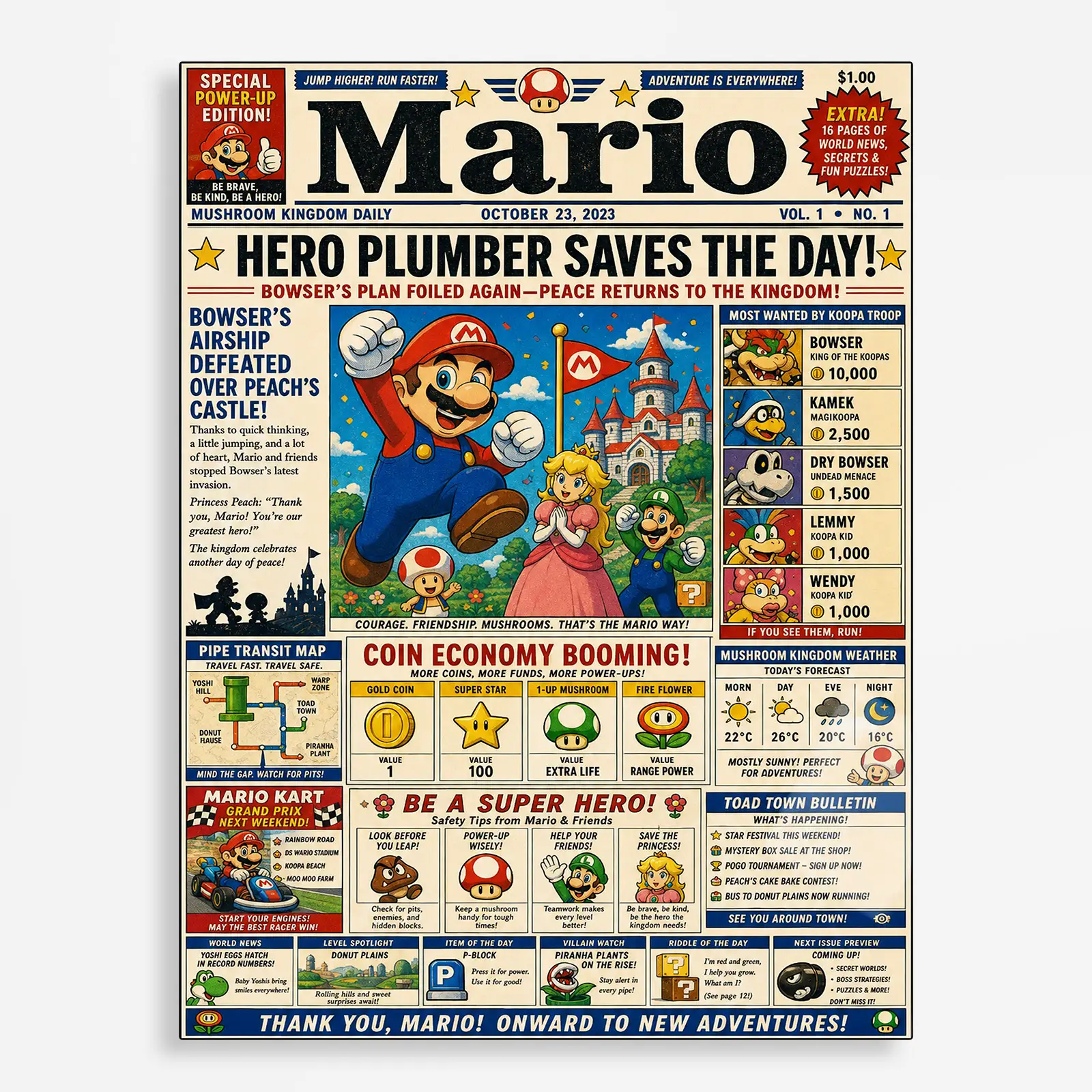 video game metal poster (152) s1 Video Game Metal Poster Wall Decor - SM - Image 1