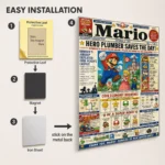 Video Game Metal Poster Wall Decor - SM - Image 2