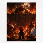 Video Game Metal Poster Wall Decor - SM - A