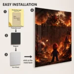 Video Game Metal Poster Wall Decor - SM - A - Image 2