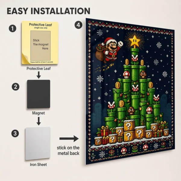 Video Game Metal Poster Wall Decor - SM - B - Image 2