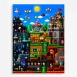 Video Game Metal Poster Wall Decor - SM - C