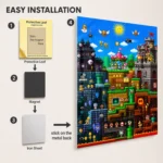 Video Game Metal Poster Wall Decor - SM - C - Image 2