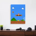 Video Game Metal Poster Wall Decor - SM Mario - B - Image 4