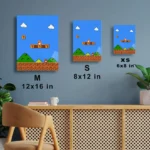 Video Game Metal Poster Wall Decor - SM Mario - B - Image 7