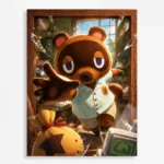 Video Game Metal Poster Wall Decor - AC Tom Nook