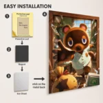 Video Game Metal Poster Wall Decor - AC Tom Nook - Image 2