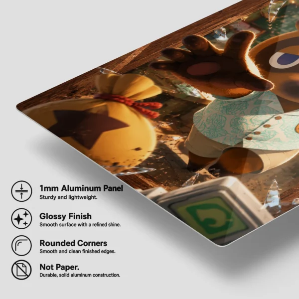 Video Game Metal Poster Wall Decor - AC Tom Nook - Image 6