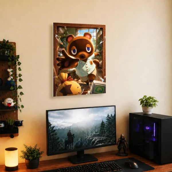 Video Game Metal Poster Wall Decor - AC Tom Nook - Image 5