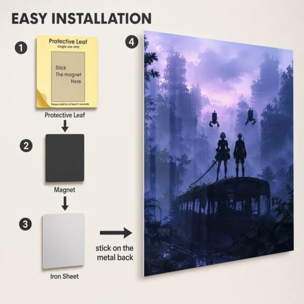 Video Game Metal Poster Wall Decor - NA - A - Image 2