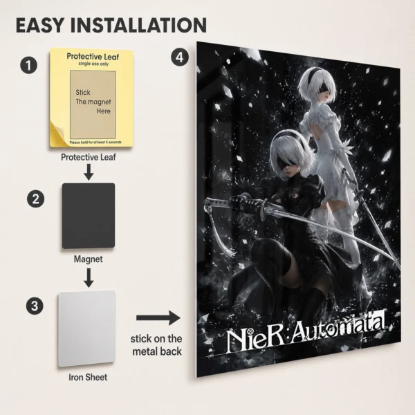 Video Game Metal Poster Wall Decor - NA - B - Image 2