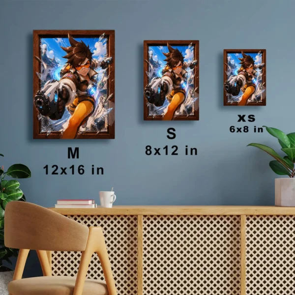 Video Game Metal Poster Wall Decor - OW Tracer - Image 7